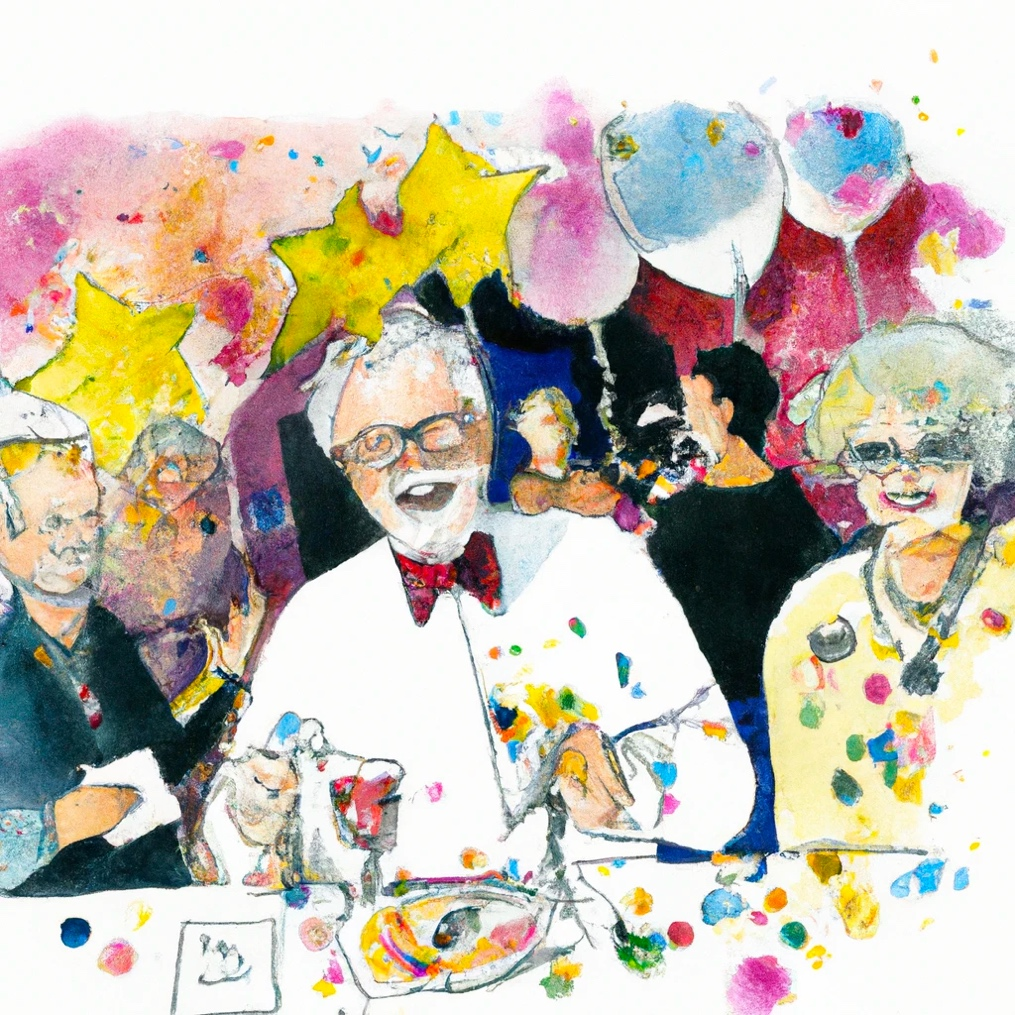 People having a party